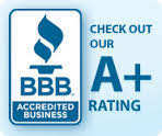Better Business Bureau A Plus Rating.