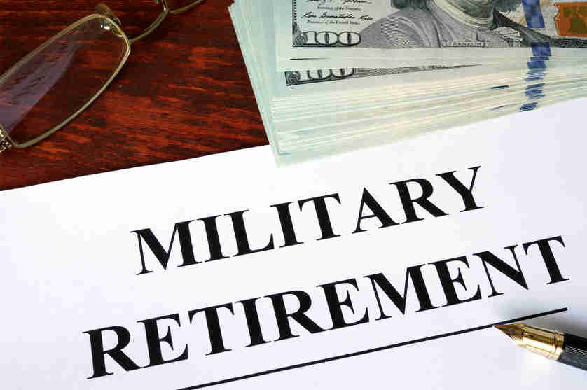 Division of Military Retirement Pay in a Divorce